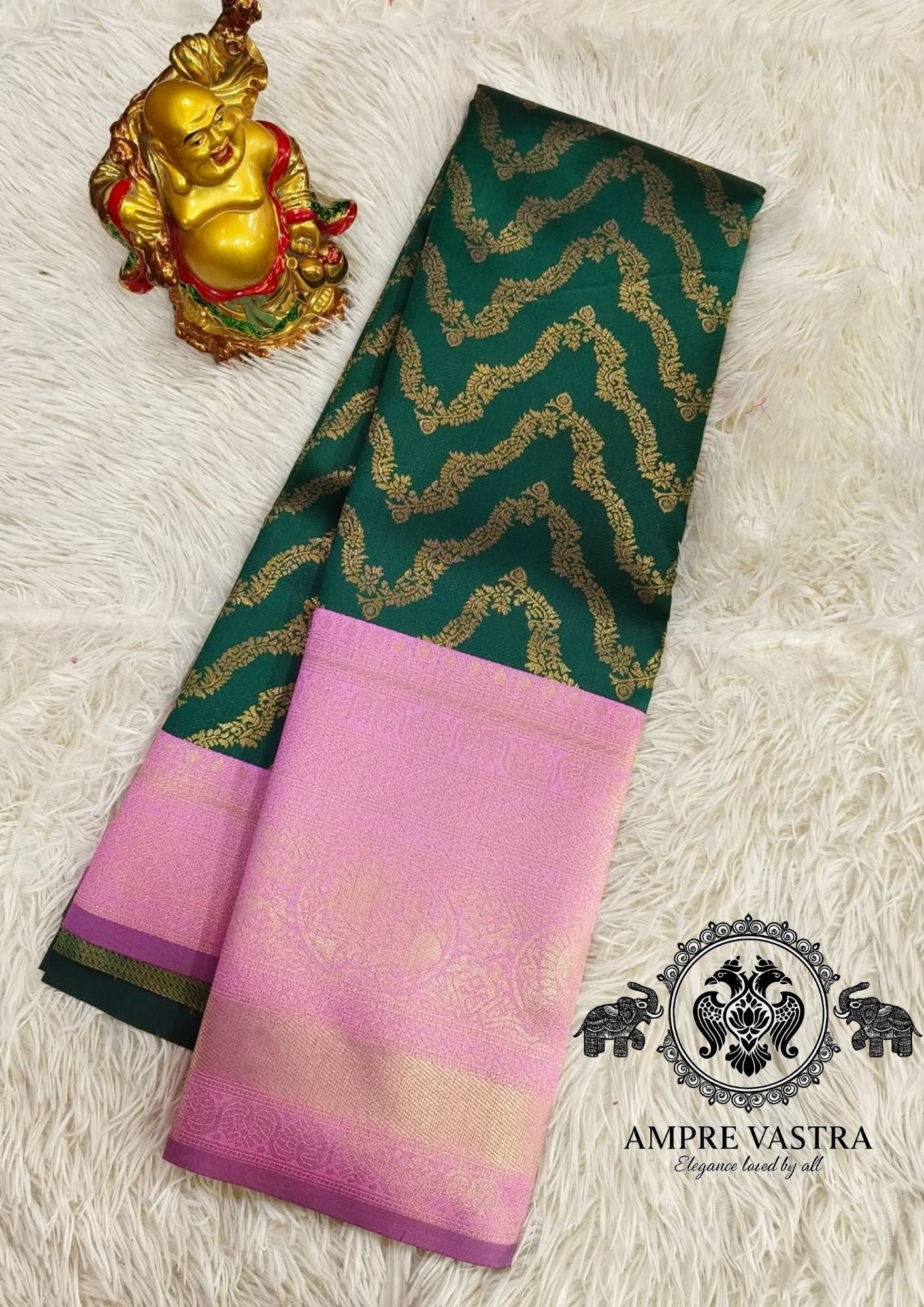 A Pattu Semi Silk Saree with Rich Zari Work