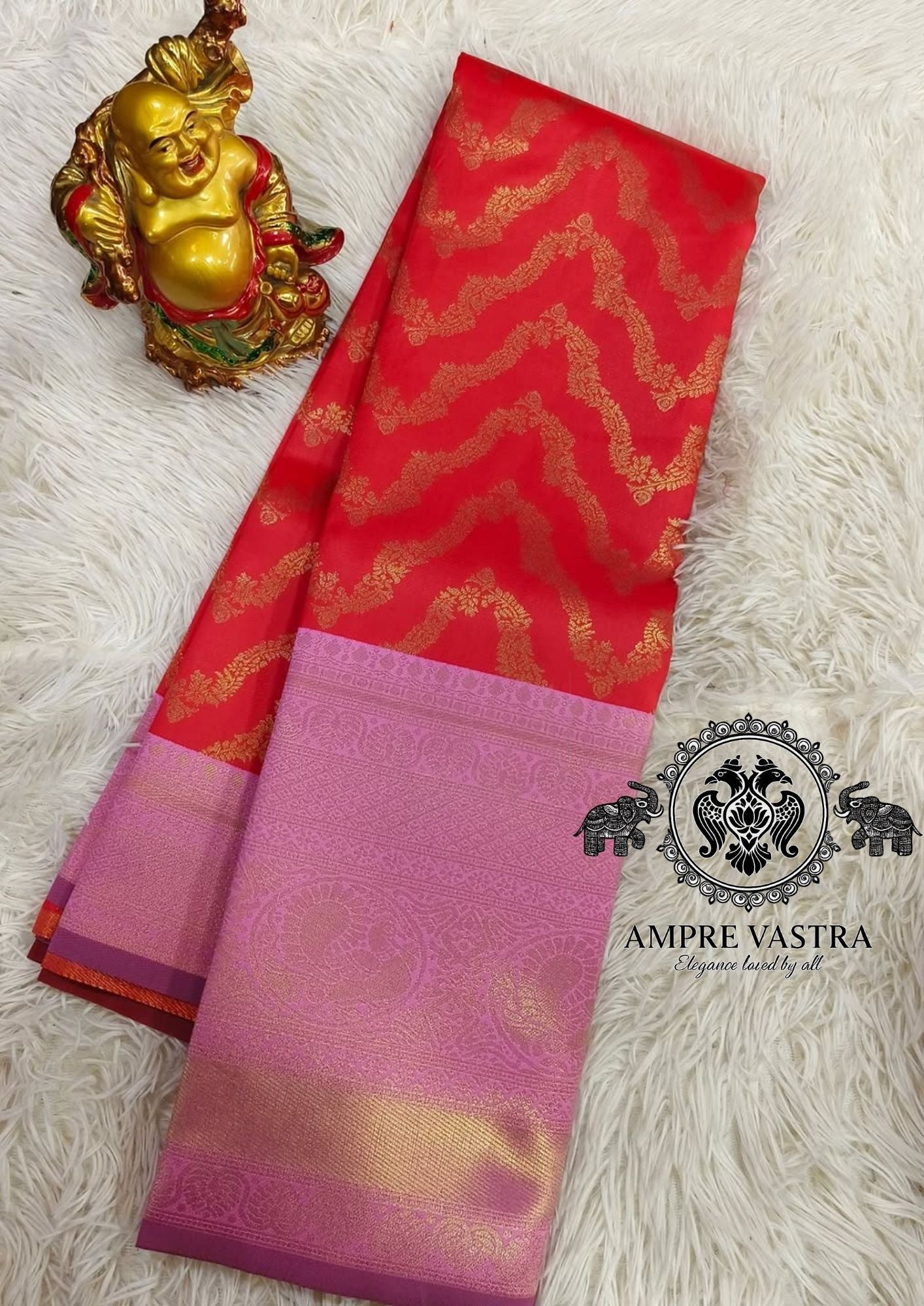 A Pattu Semi Silk Saree with Rich Zari Work