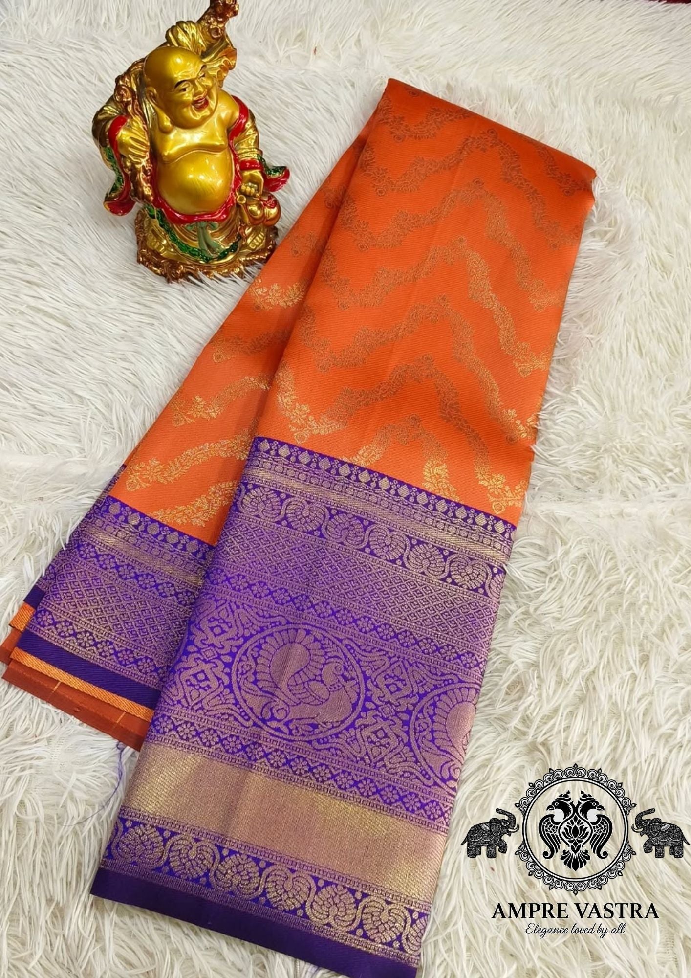 A Pattu Semi Silk Saree with Rich Zari Work